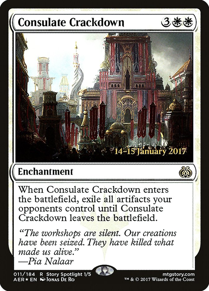 Consulate Crackdown  [Aether Revolt Prerelease Promos]