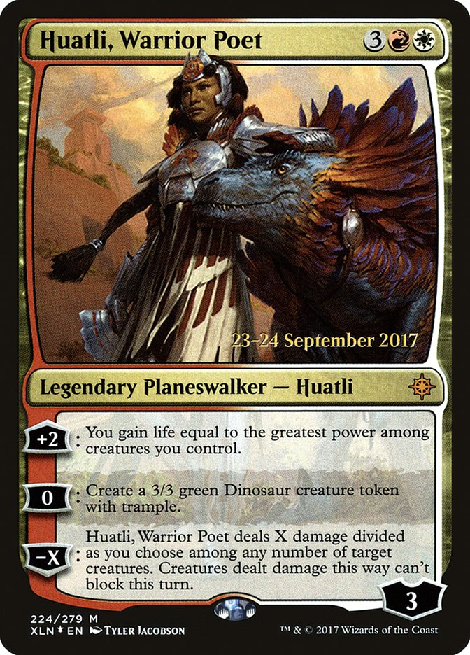 Huatli, Warrior Poet  [Ixalan Prerelease Promos]