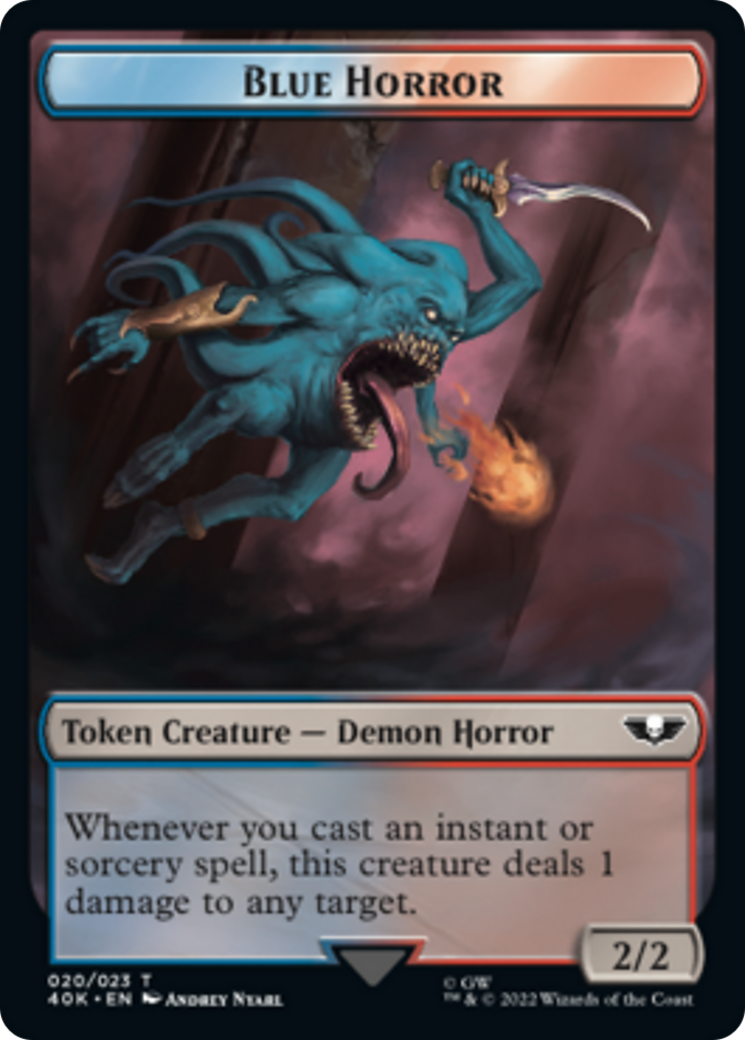 Spawn // Blue Horror [Universes Beyond: Warhammer 40,000 Tokens]