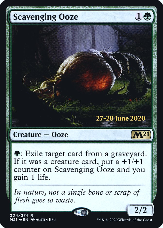 Scavenging Ooze  [Core Set 2021 Prerelease Promos]