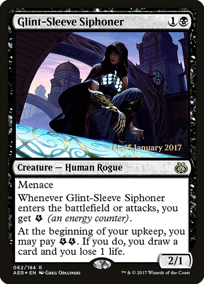 Glint-Sleeve Siphoner  [Aether Revolt Prerelease Promos]