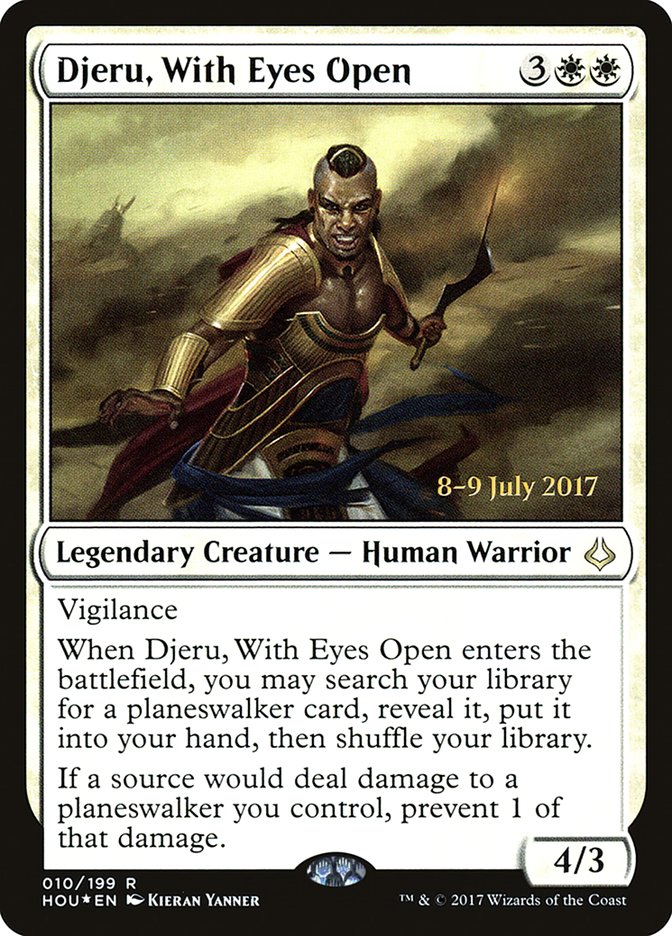 Djeru, With Eyes Open  [Hour of Devastation Prerelease Promos]