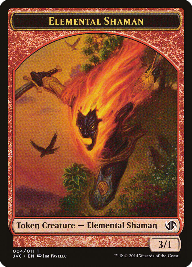 Elemental Shaman Token (Jace vs. Chandra) [Duel Decks Anthology Tokens]