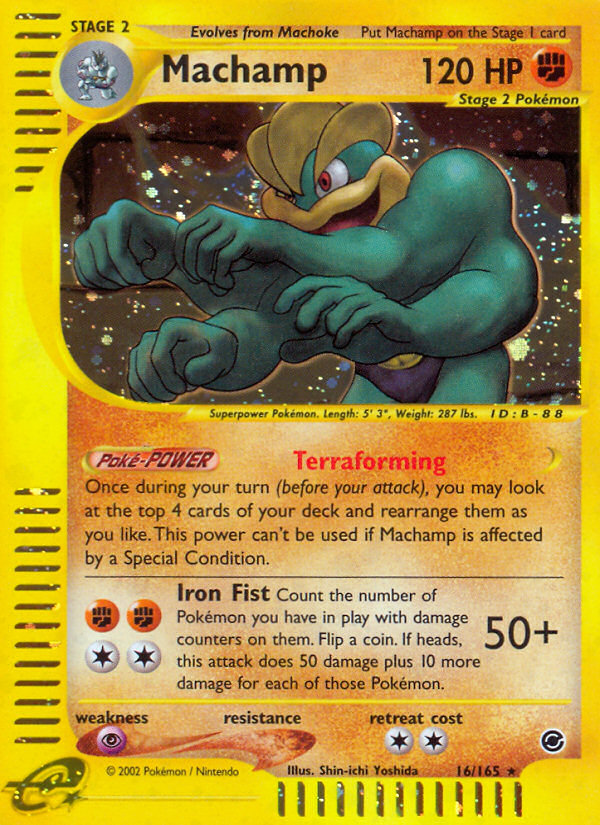 Machamp (16/165) [Expedition: Base Set]