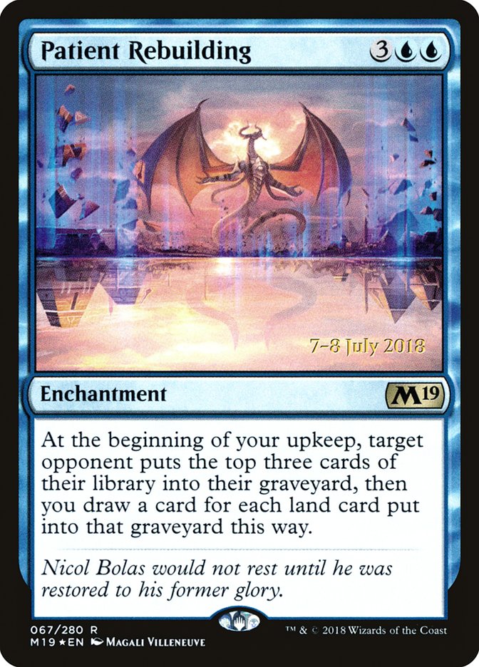 Patient Rebuilding  [Core Set 2019 Prerelease Promos]