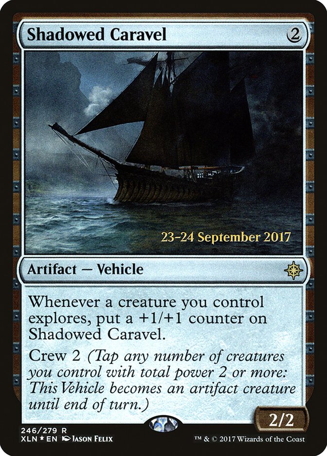 Shadowed Caravel  [Ixalan Prerelease Promos]