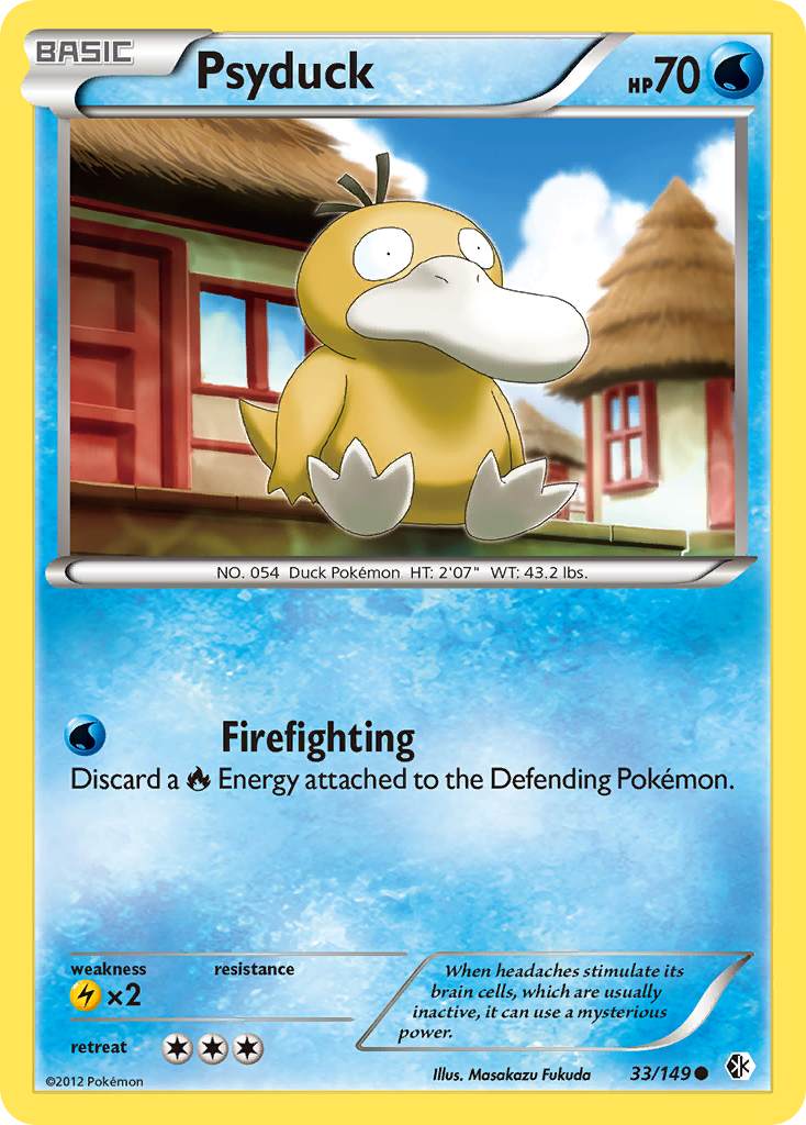 Psyduck (33/149) [Black & White: Boundaries Crossed]