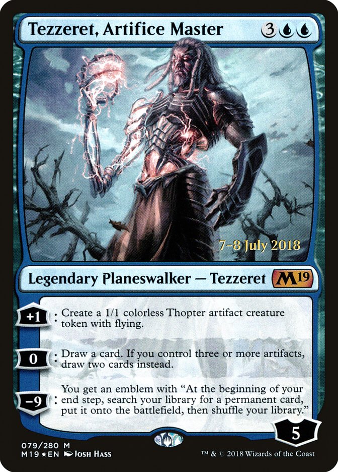 Tezzeret, Artifice Master  [Core Set 2019 Prerelease Promos]