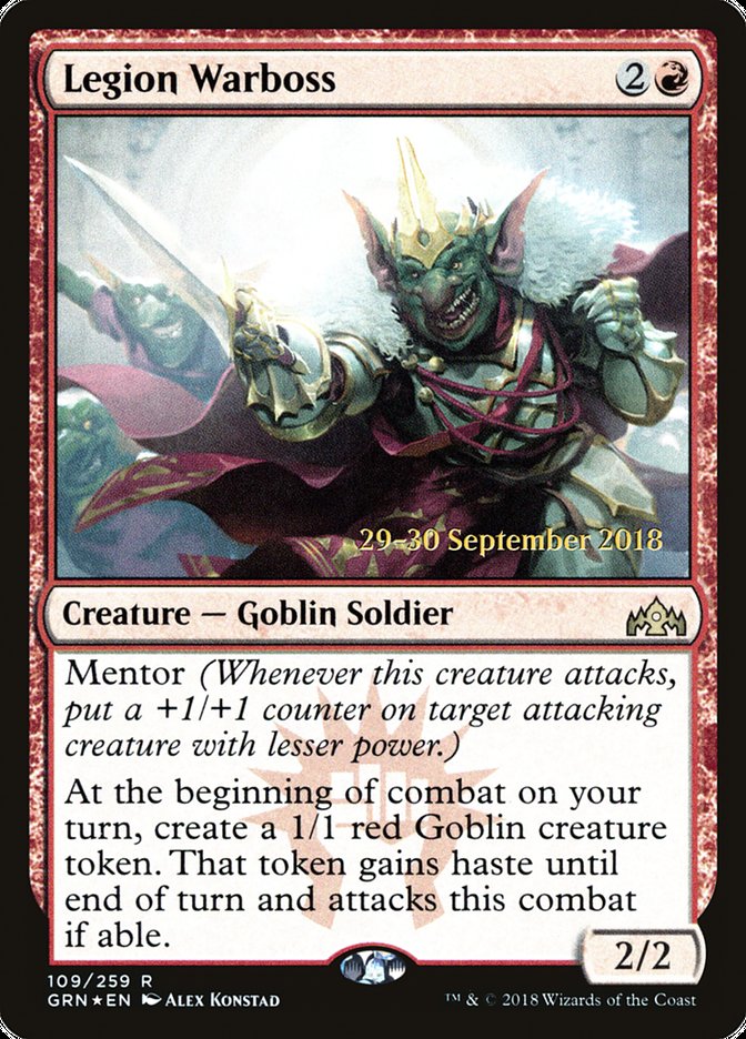 Legion Warboss  [Guilds of Ravnica Prerelease Promos]