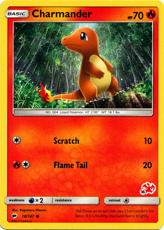 Charmander (18/147) (Charizard Stamp