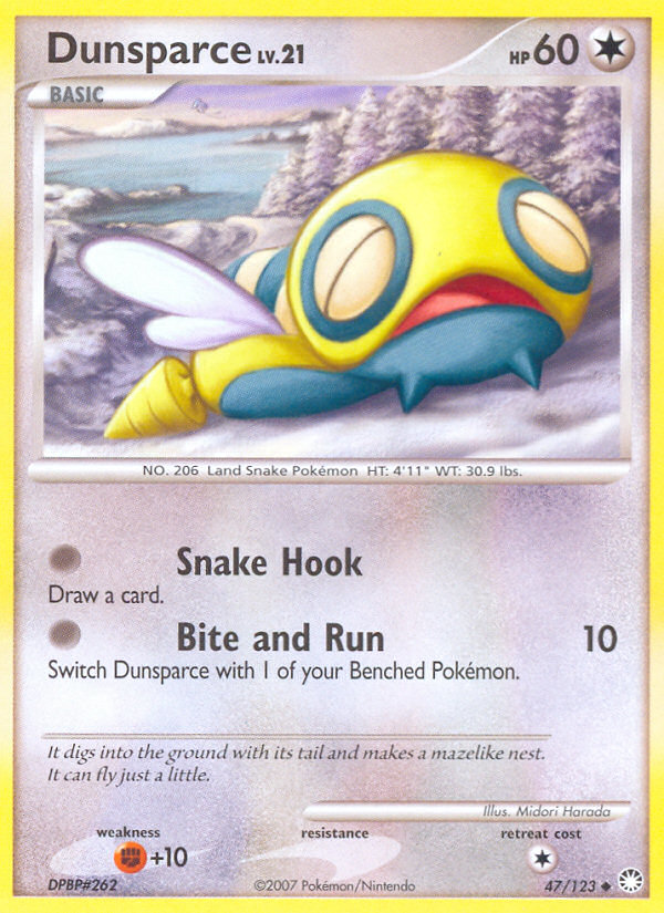 Dunsparce (47/123) [Diamond & Pearl: Mysterious Treasures]