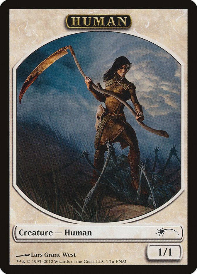 Human // Wolf Token [FNM Promos]