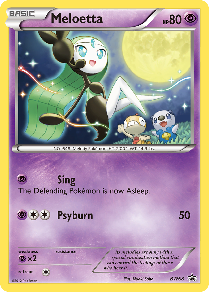 Meloetta (BW68) [Black & White: Black Star Promos]