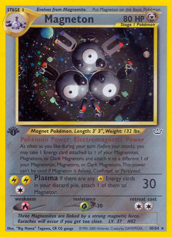 Magneton (10/64) [Neo Revelation 1st Edition]