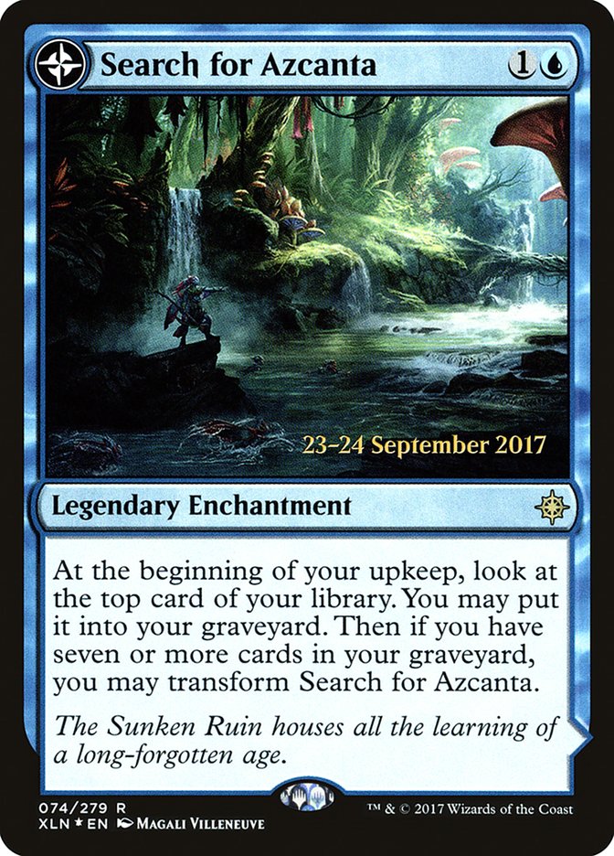 Search for Azcanta // Azcanta, the Sunken Ruin  [Ixalan Prerelease Promos]