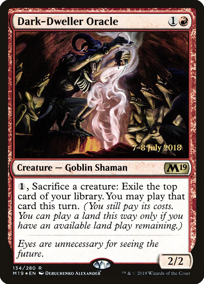 Dark-Dweller Oracle  [Core Set 2019 Prerelease Promos]