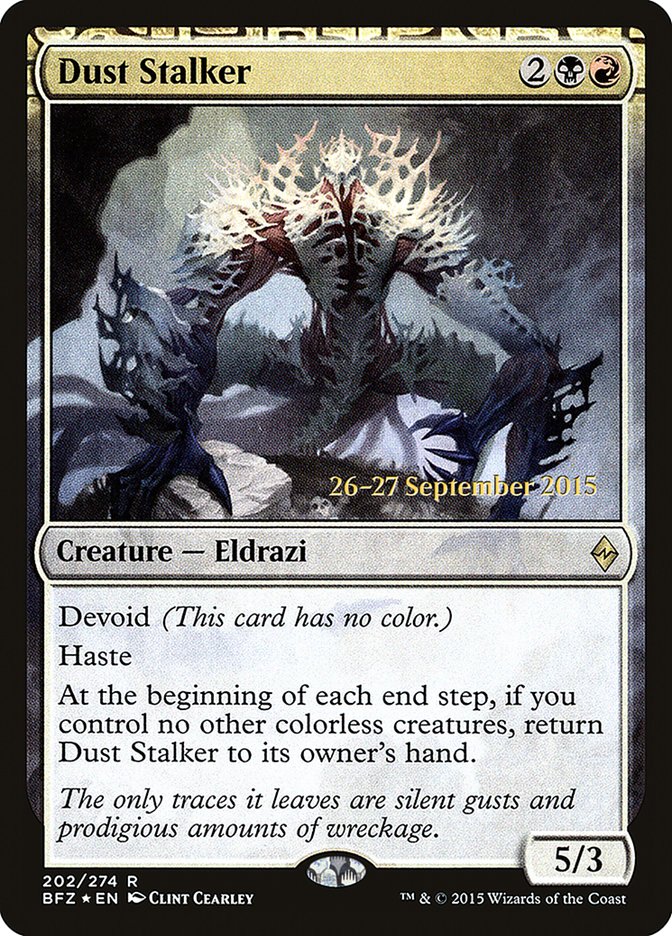 Dust Stalker  [Battle for Zendikar Prerelease Promos]