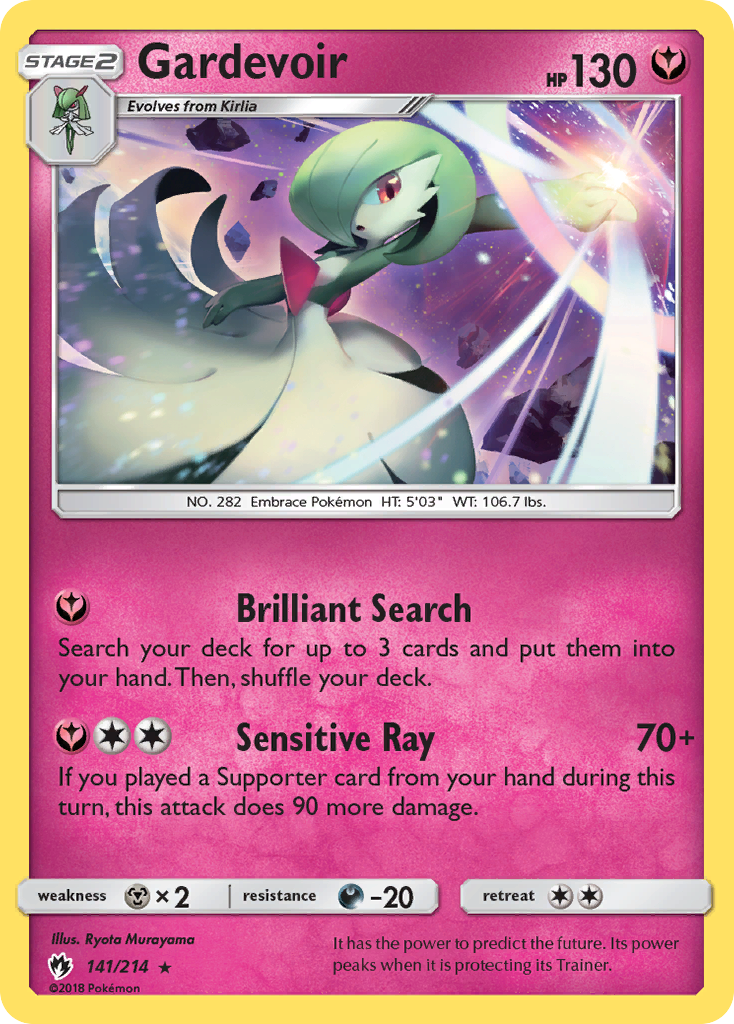 Gardevoir (141/214) [Sun & Moon: Lost Thunder]