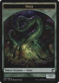 Ooze // Frog Lizard Token [Ravnica Allegiance: Guild Kits]