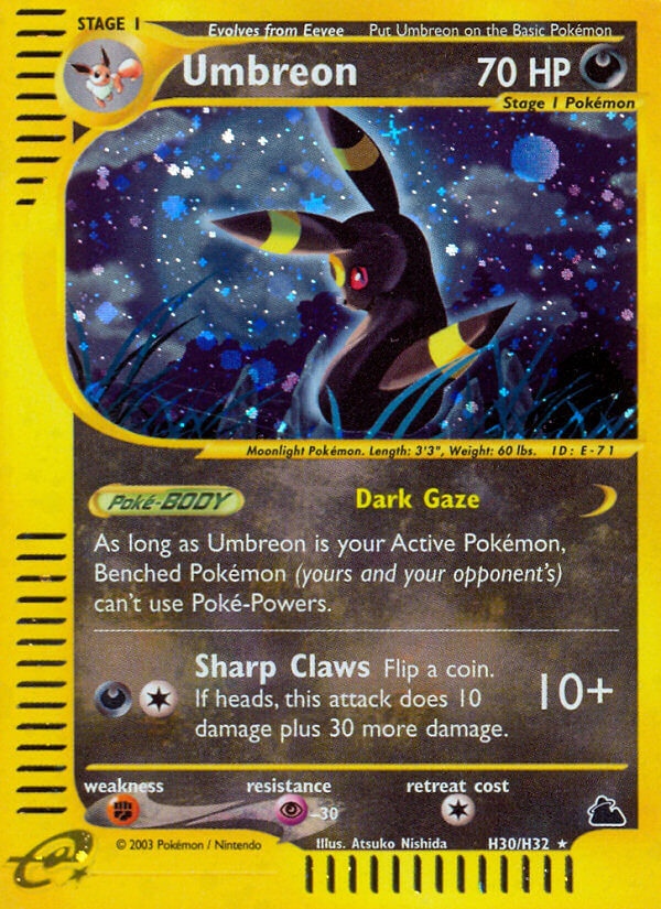 Umbreon (H30/H32) [Skyridge]