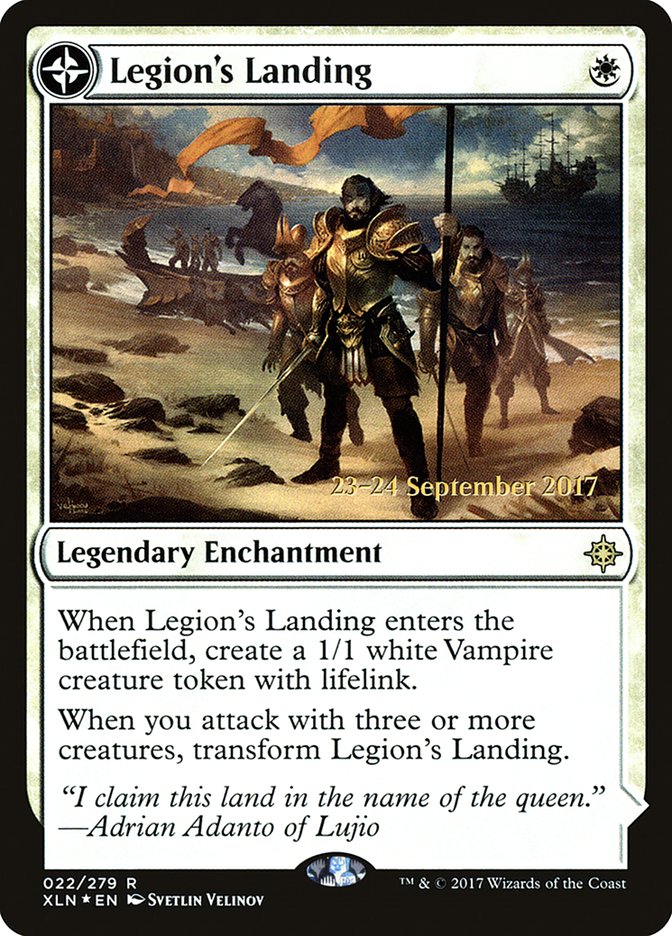 Legion's Landing // Adanto, the First Fort  [Ixalan Prerelease Promos]