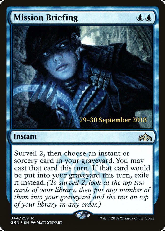 Mission Briefing  [Guilds of Ravnica Prerelease Promos]