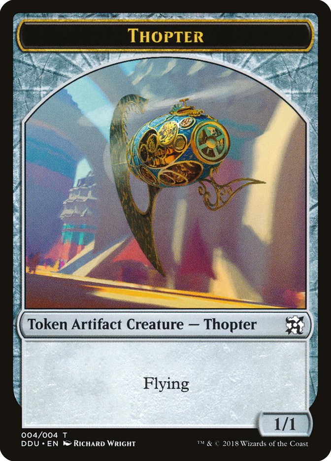 Thopter (004/004) [Duel Decks: Elves vs. Inventors Tokens]