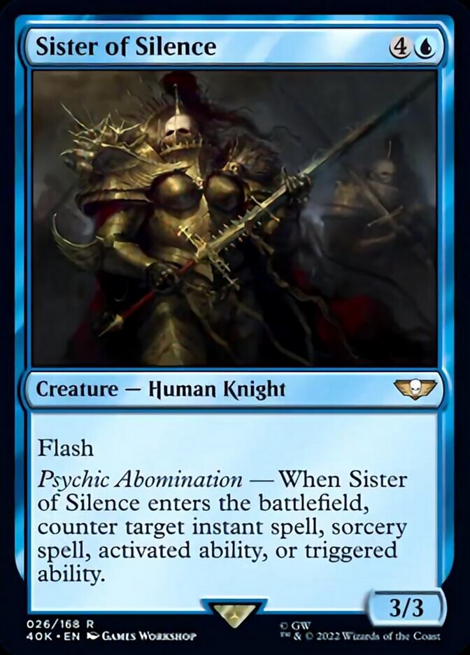 Sister of Silence (Surge Foil) [Universes Beyond: Warhammer 40,000]