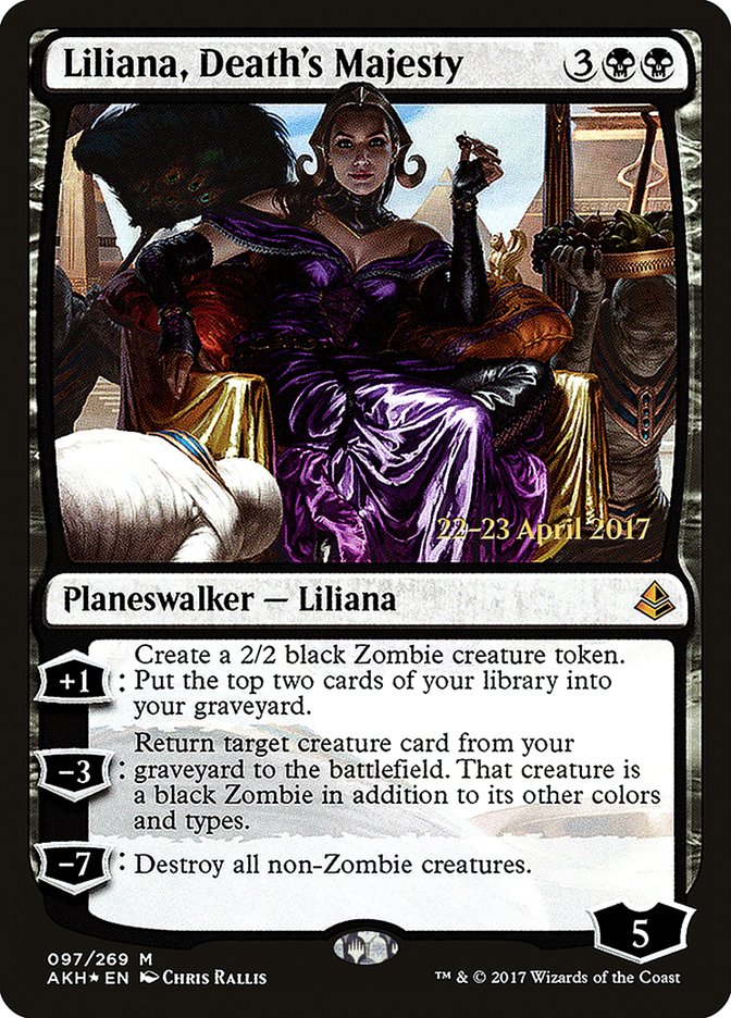 Liliana, Death's Majesty  [Amonkhet Prerelease Promos]