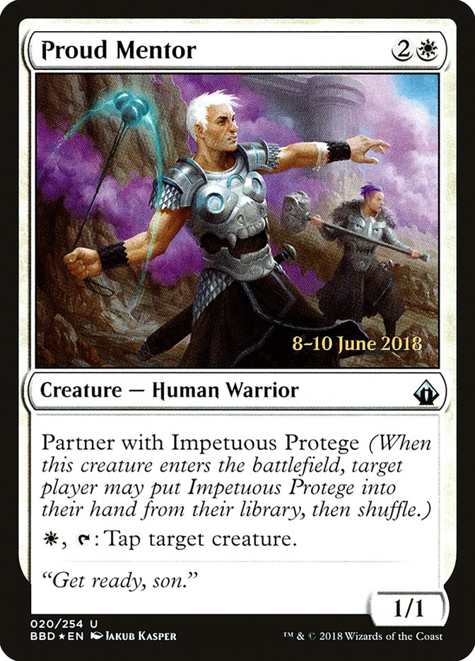 Proud Mentor  [Battlebond Prerelease Promos]