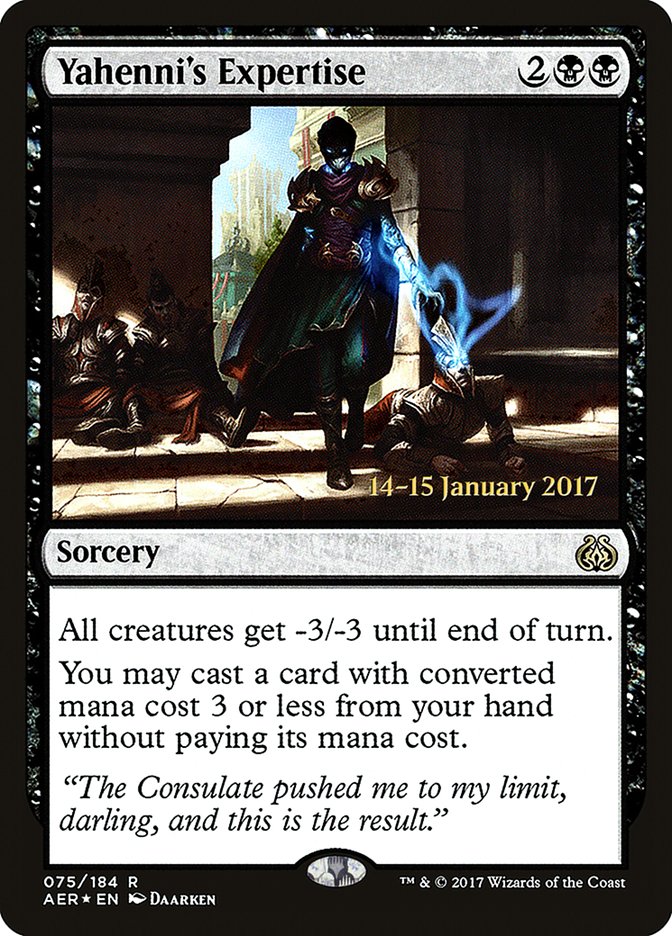 Yahenni's Expertise  [Aether Revolt Prerelease Promos]