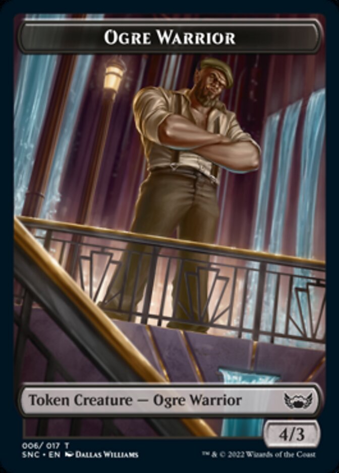 Ogre Warrior // Citizen Double-sided Token [Streets of New Capenna Tokens]