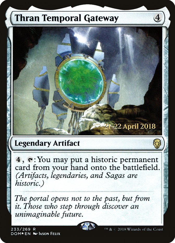 Thran Temporal Gateway  [Dominaria Prerelease Promos]