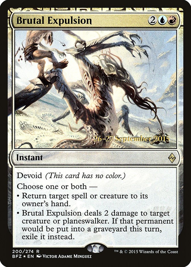 Brutal Expulsion  [Battle for Zendikar Prerelease Promos]