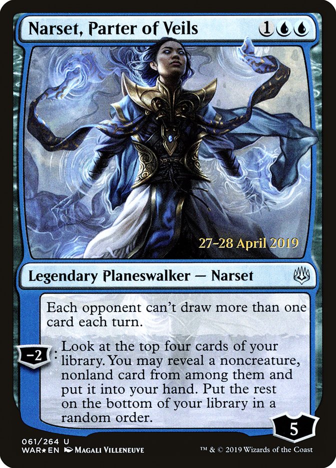 Narset, Parter of Veils  [War of the Spark Prerelease Promos]