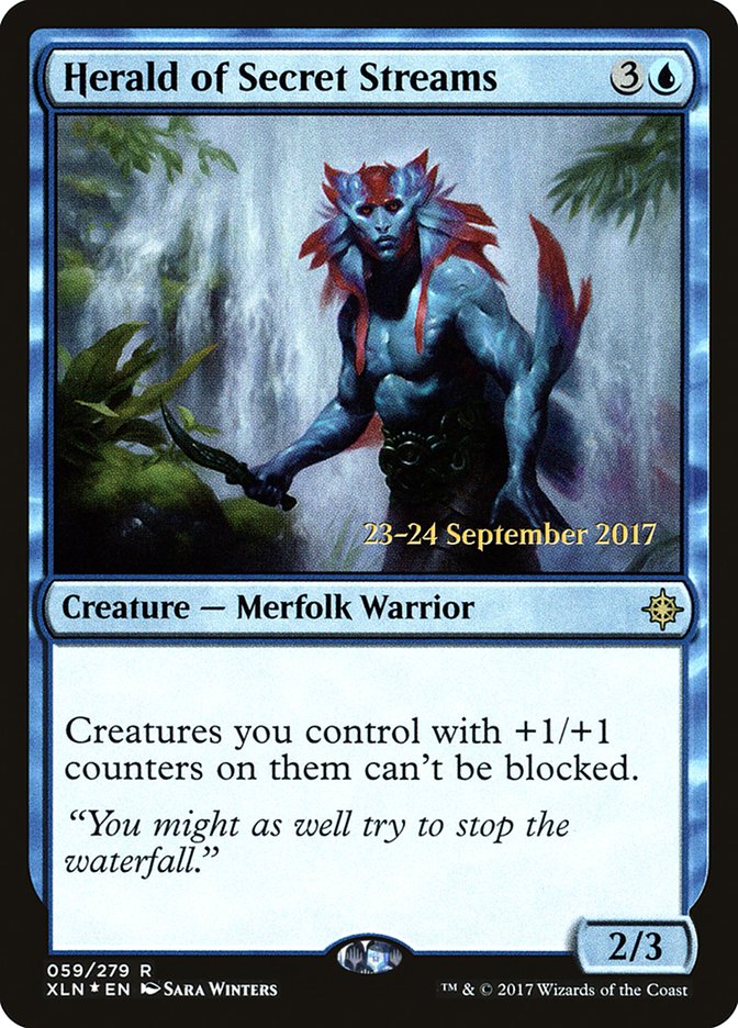 Herald of Secret Streams  [Ixalan Prerelease Promos]