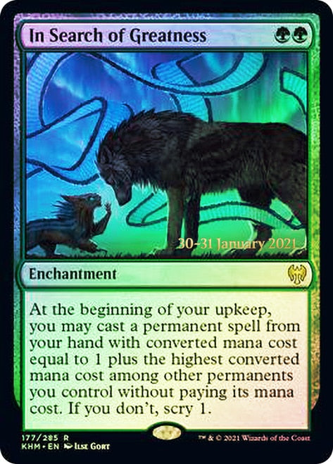 In Search of Greatness  [Kaldheim Prerelease Promos]