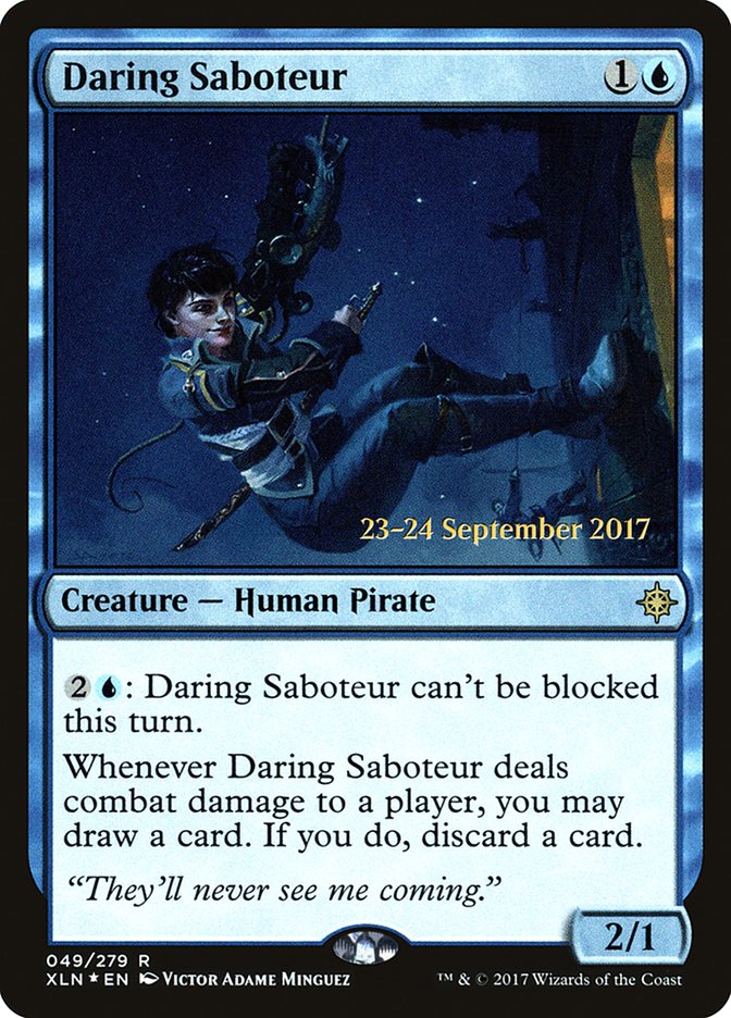 Daring Saboteur  [Ixalan Prerelease Promos]