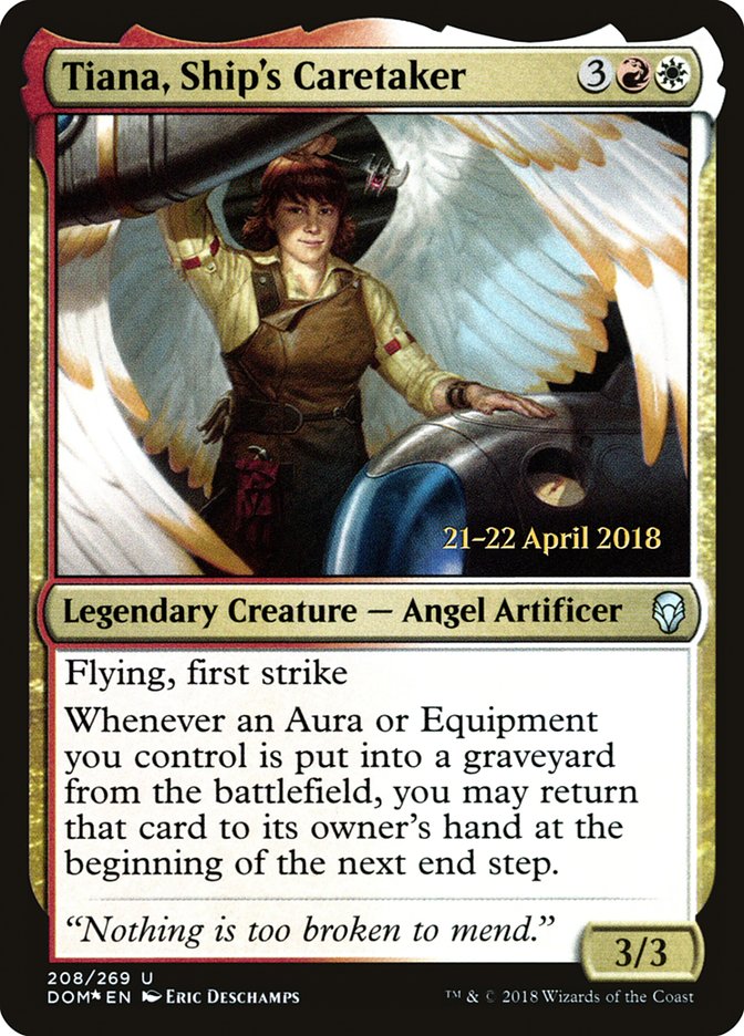 Tiana, Ship's Caretaker  [Dominaria Prerelease Promos]