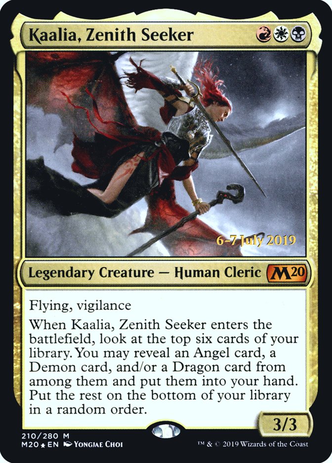 Kaalia, Zenith Seeker  [Core Set 2020 Prerelease Promos]