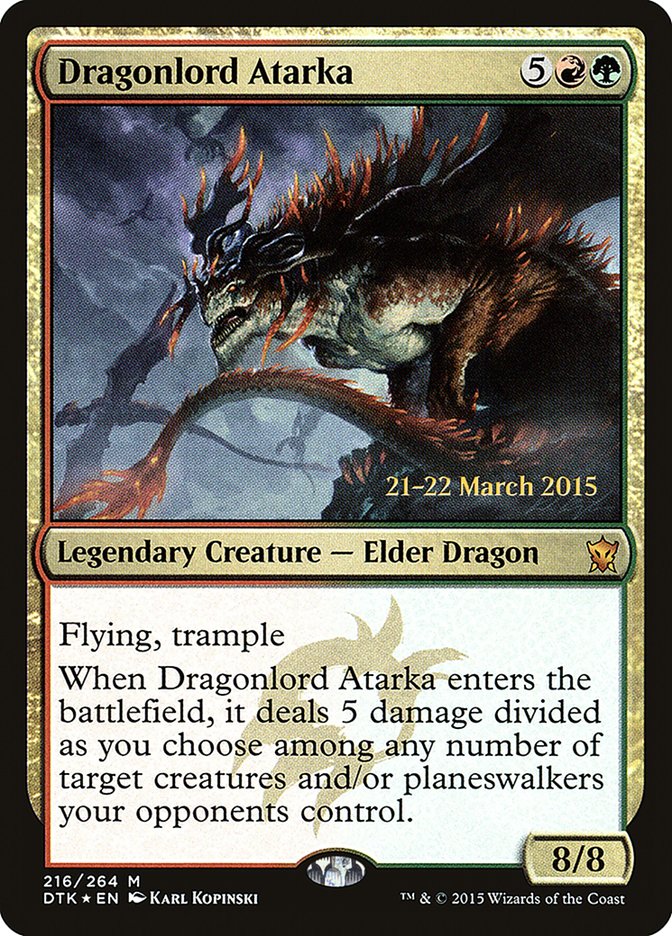 Dragonlord Atarka  [Dragons of Tarkir Prerelease Promos]