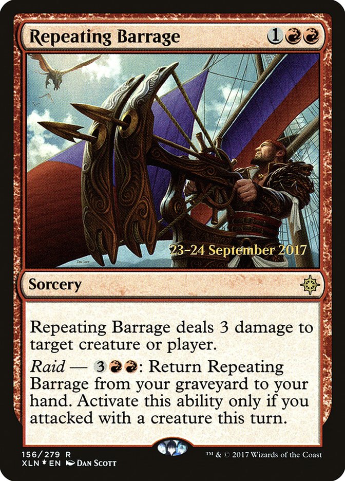 Repeating Barrage  [Ixalan Prerelease Promos]