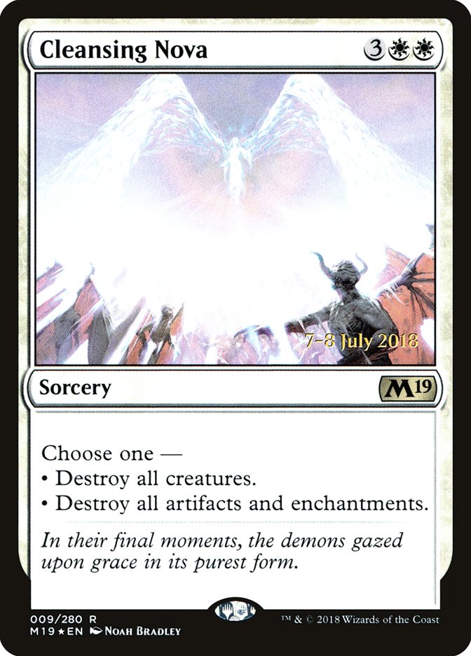 Cleansing Nova  [Core Set 2019 Prerelease Promos]