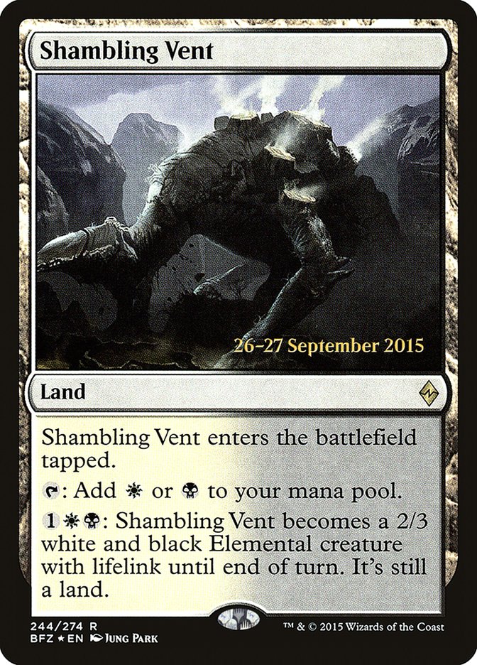 Shambling Vent  [Battle for Zendikar Prerelease Promos]