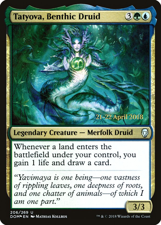 Tatyova, Benthic Druid  [Dominaria Prerelease Promos]