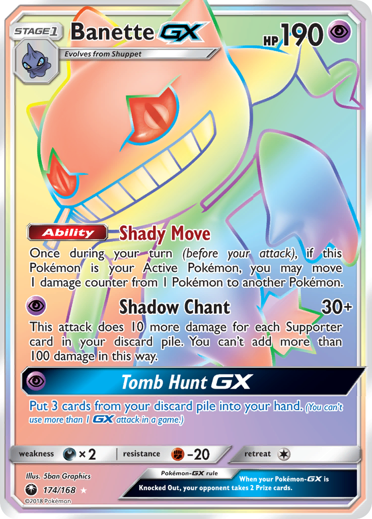 Banette GX (174/168) [Sun & Moon: Celestial Storm]