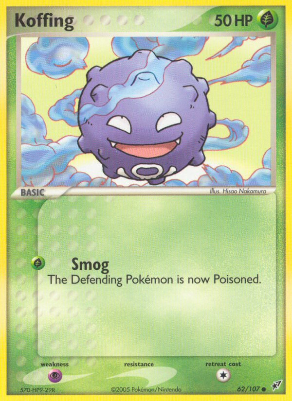 Koffing (62/107) [EX: Deoxys]