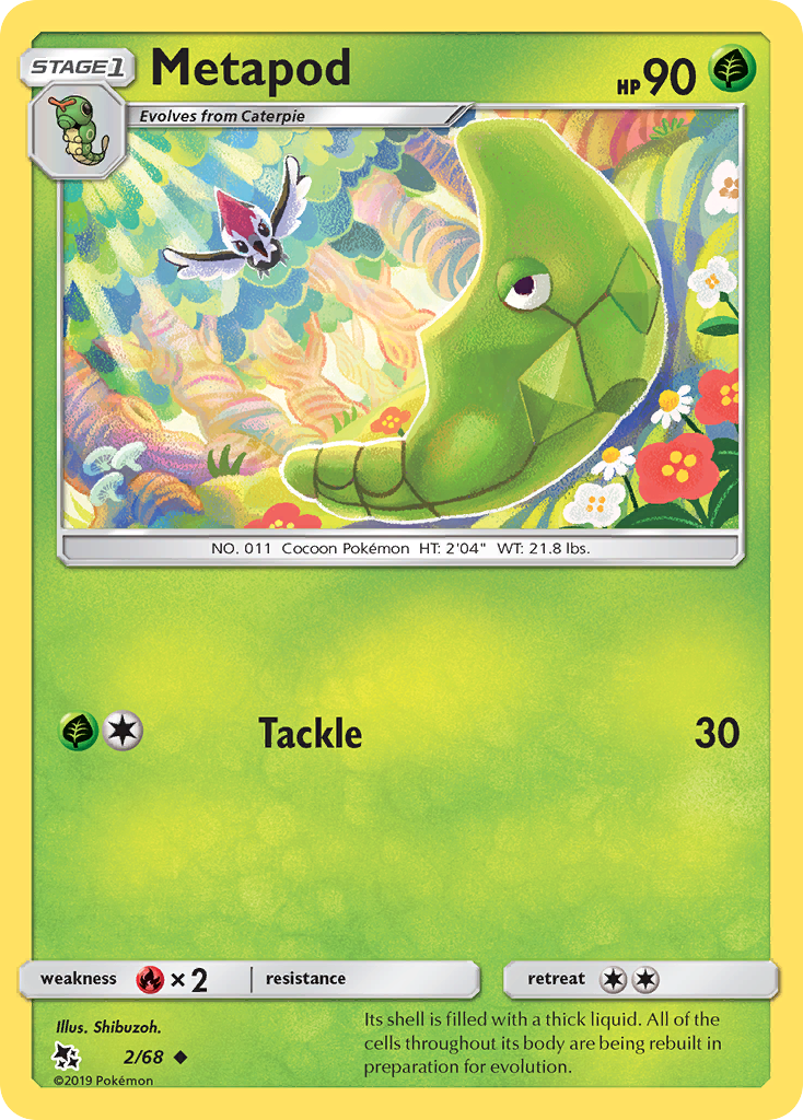 Metapod (2/68) [Sun & Moon: Hidden Fates]