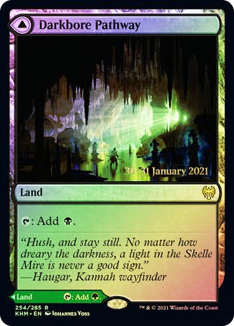 Darkbore Pathway // Slitherbore Pathway  [Kaldheim Prerelease Promos]