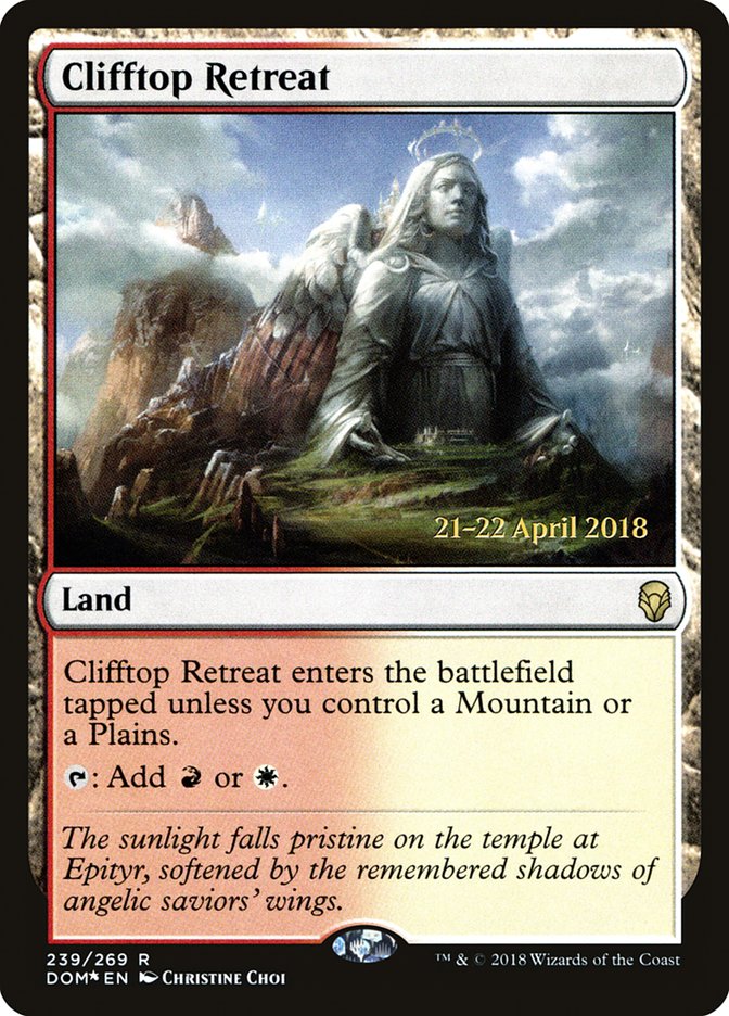 Clifftop Retreat  [Dominaria Prerelease Promos]